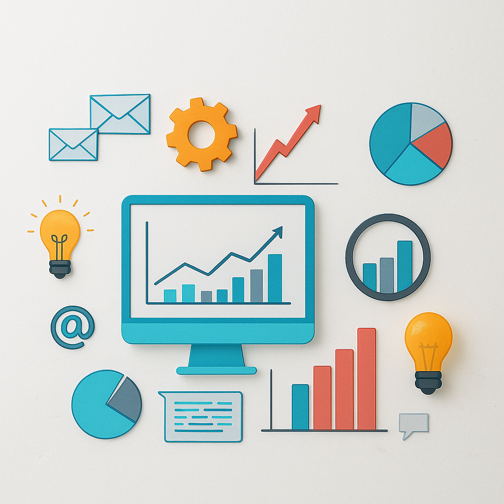 Data analytics charts placeholder